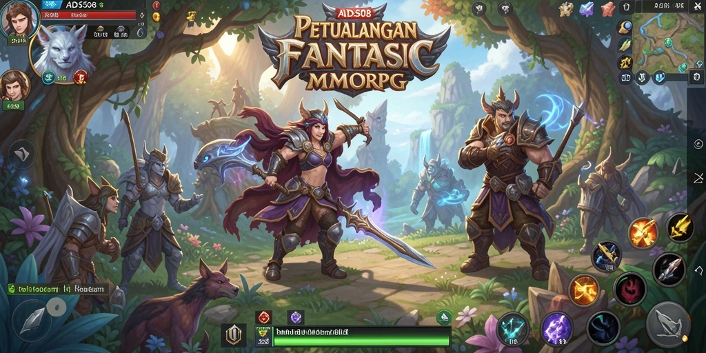 Gameplay seru dalam dunia fantasi yang menakjubkan.