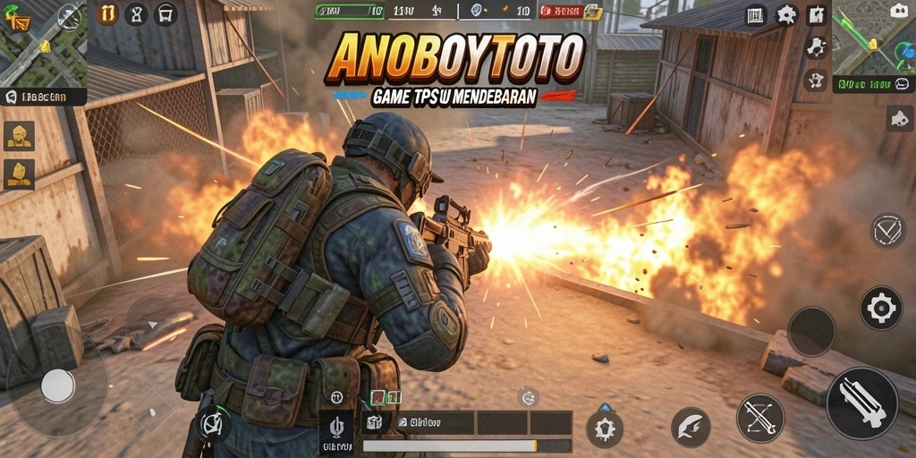 Tangkapan layar ANOBOYTOTO menampilkan aksi mendebarkan dalam pertempuran TPS.