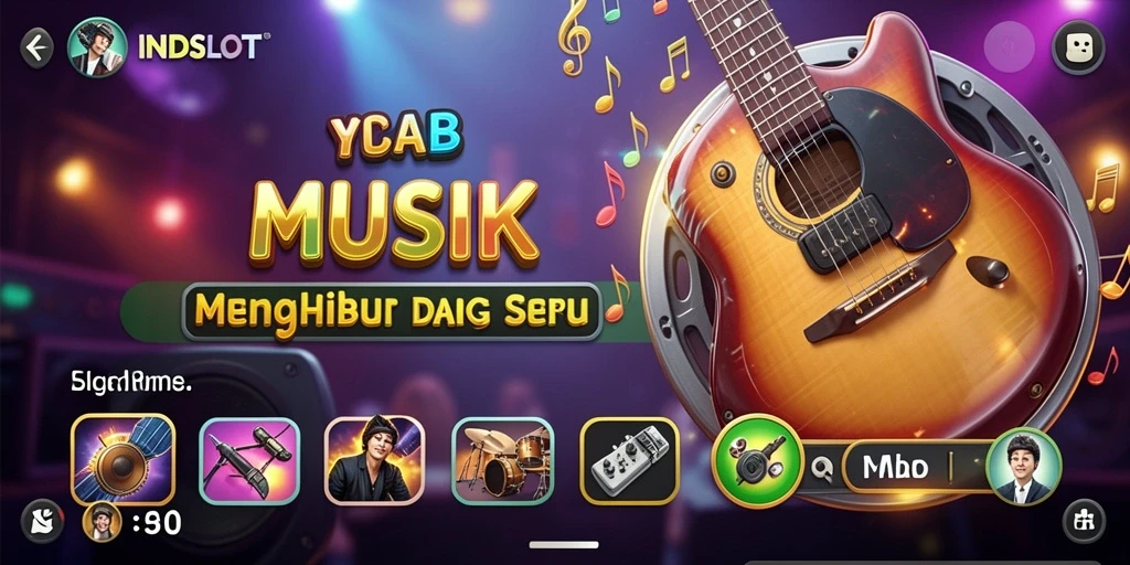Tampilan gameplay INDSLOT yang penuh warna dan menarik.