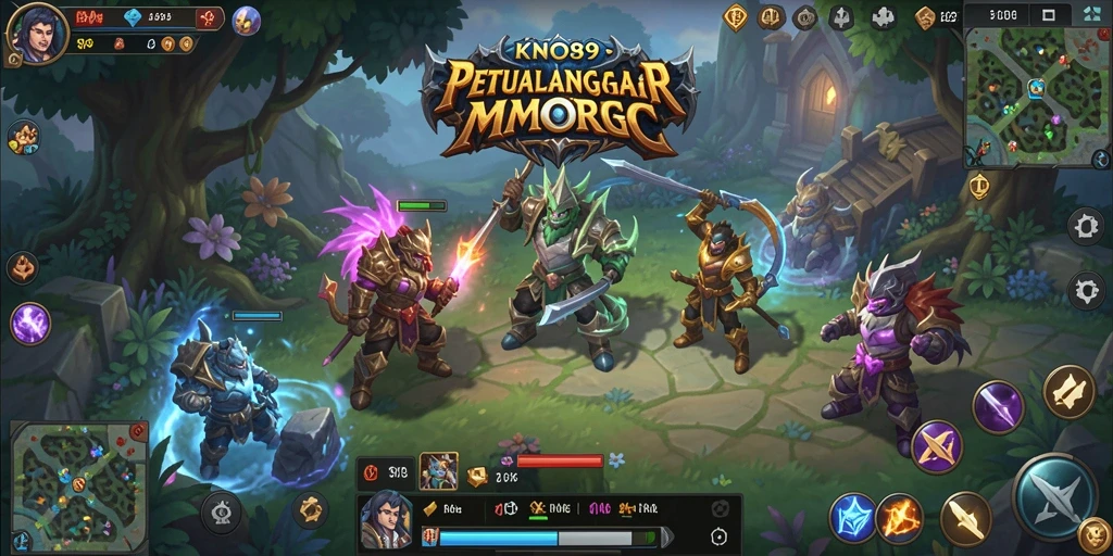 Screenshot gameplay KNO89 menampilkan aksi seru dalam petualangan MMORPG.