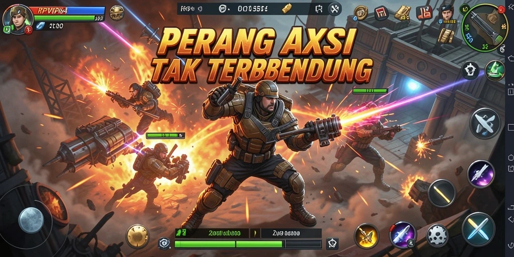 Tampilan gameplay RPVIP4 dengan aksi mendebarkan.