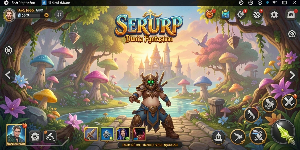 Tangkapan layar gameplay SERURP yang menunjukkan aksi pertarungan seru.